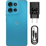 Smartphone Motorola Moto g75 5G + Moto Buds - 256GB 16GB (8GB RAM+8GB Ram Boost) e 50MP Sony Lytia 600 Camera Moto AI Ultrarresistencia militar - Azul Vegan Leather - Imagem 5