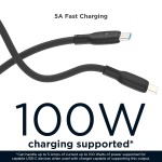 Motorola, Cabo de Dados de Silicone 2 Metros USB-C - USB-C, Preto - Imagem 5