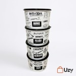Kit 4 Potes Organizadores Arroz Feijão Açúcar Café Plástico Resistente Tampa Vedação Cozinha 2 L - Imagem 3