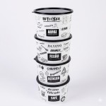 Kit 4 Potes Organizadores Arroz Feijão Açúcar Café Plástico Resistente Tampa Vedação Cozinha 2 L - Imagem 6