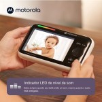 Babá Eletrônica Motorola HD Monitor 5" C/Zoom Wi-Fi PIP1510 - Imagem 4