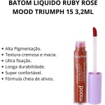 Batom Liquido Mood Hb566S15 Triumph Rubyrose - Imagem 5