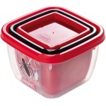 Kit 3 Potes Quadrado Infantil Conect Homem Aranha Plasútil - Imagem 2