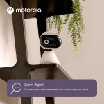 Câmera Babá Eletrônica Motorola HD Com Zoom e Wi-Fi PIP1000 - Imagem 7