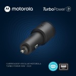 Motorola, Carregador Veicular Turbo Power™ 45W CHR-0679, Porta USB-A e USB-C - Imagem 5