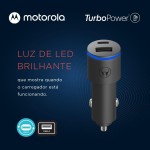 Motorola, Carregador Veicular Turbo Power™ 45W CHR-0679, Porta USB-A e USB-C - Imagem 9