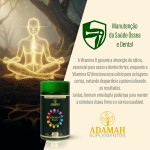 Vitamin Plus Multivitamínico A-Z - 13 Vitaminas 100% VD - Complexo B, B12, K2 MK7 120mcg + D3 + Biotina - Suplemento para Energia, Imunidade e Cabelos em Cápsulas de Colágeno - Adamah, 60 Cápsulas - Imagem 6