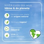 NIVEA Hidratante Labial Amora Shine 4,8g, Hidratação Intensa 24h, Cor Suave, Brilho Delicado, Cuidado Diário, Manteiga de Karité - Imagem 8