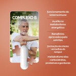 Complexo B + Inositol 90 cápsulas, 3 Meses de Uso, Longa Duração, Alto Teor Vitaminas B1, B2, B3, B5, B6, B7, B9, B12 e Inositol, Fortalvit - Imagem 3