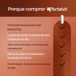 Complexo B + Inositol 90 cápsulas, 3 Meses de Uso, Longa Duração, Alto Teor Vitaminas B1, B2, B3, B5, B6, B7, B9, B12 e Inositol, Fortalvit - Imagem 5