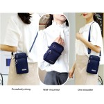 Bolsa transversal pequena para mulheres - Mini bolsas de telefone com alça transversal e carteira - bolsa de braço de nylon - Imagem 3