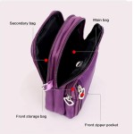 Bolsa transversal pequena para mulheres - Mini bolsas de telefone com alça transversal e carteira - bolsa de braço de nylon - Imagem 5