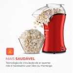 Pipoqueira Popflix, Mondial, Vermelho, 1200W, 110V - PP-03 - Imagem 3