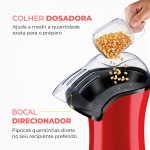 Pipoqueira Popflix, Mondial, Vermelho, 1200W, 110V - PP-03 - Imagem 5