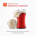 Pipoqueira Popflix, Mondial, Vermelho, 1200W, 220V - PP-03 - Imagem 2