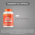 Multivitamínico A-Z - 17 Vitaminas e Minerais com Complexo B e Antioxidantes, 60 Cápsulas, Bigens (Unidade) - Imagem 4