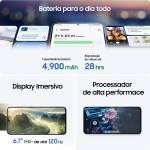 Celular Samsung Galaxy S25 FE 5G, 256GB, 8GB, Câmera Tripla - Jet Black - Imagem 5