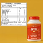 Biotina Complex, Vitaminas B1, B2, B3, B5, B6, B7, Metil B9 e Metil B12, Formulado com TCM, 60 Caps, Bigens - Imagem 7