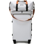 Bolsa de viagem portátil bolsa de bagagem de viagem de curta distância de grande capacidade leve separação seca e molhada bolsa de fitness esportiva (Azul marinho) - Imagem 4