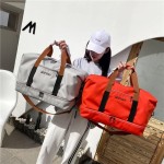 Bolsa de viagem portátil bolsa de bagagem de viagem de curta distância de grande capacidade leve separação seca e molhada bolsa de fitness esportiva (Azul marinho) - Imagem 6