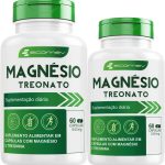 2Un Magnesio Treonato Formula Pura com Laudo 500Mg 60Cáps - Ecomev