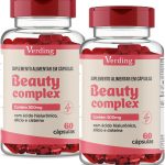 2x Beauty Complex Verding, 500mg, 60 Cápsulas, Com Ácido Hialurônico, Silício e Cisteína