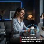 2x Magnésio 350 mg por Porção Blend com 6 Tipos de Magnésio 60 Cápsulas Suplemento Alimentar Sem Glúten Uso Adulto - Imagem 2