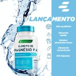 3x Cloreto de Magnesio P.A Puro Isolado Forma Impoatada 500mg 360Cáps Kit 6 Meses Ecomev - Imagem 2