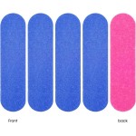 50 peças lixas de unhas profissionais de dupla face rosa azul lixa buffer bloco polidor pedicure manicure ferramentas de arte de unhas, 5 * 1,3 cm - Imagem 2