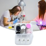 60 peças de discos de papel de lixa com broca de metal para unhas, discos de lixamento de substituição #80#120#240 para broca de unha, pedicureTools, removedor de lixa de pé pele morta - Imagem 2