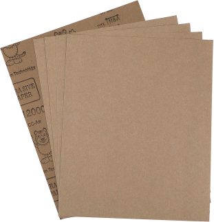 9X11 "5 Folhas De Lixa, Úmida Ou Seca, Lixa Extrafina De Alta Granulação 12000, Almofadas Abrasivas À Prova D'Água De Carboneto De Silício Para Lixamento Automotivo, Acabamento De Madeira, Po