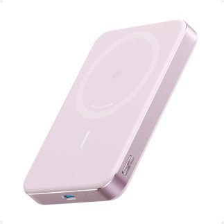 Anker MagGo Power Bank, Bateria Magnética Ultra Fina de 10.000mAh, Certificação Qi2, Portátil, Carregador MagSafe Compatível de 15W Ultra Rápido, Compatível com iPhone 17/16/15, Samsung,Xiaomi e Mais