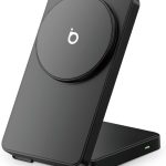 Basike Carregador Sem Fio, Carregador por Indução 15W Compatível para iPhone 16/15/14/13/12 Series e AirPods | Carregamento Rápido com Magnétic | Compatível com Qi (Cinza)