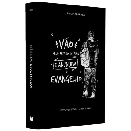 Bíblia Sagrada Vão Pelo Mundo | NVI | Letra Maior | Capa Dura Ilustrada
