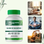 Blend de Magnésios 60 Cápsulas Equilíbrio Muscular Neurológico e Cardiovascular Vida Natural Prime - Imagem 2