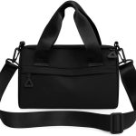 Bolsa Crossbody Feminina Transversal, Impermeável, 24 x 14 x 12 cm, Alça Ajustável, Bolso Externo, Tecido Poliéster Premium