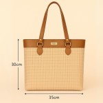 Bolsa De Praia Alça De Ombro Espaçosa Ideal Para Viagens E Passeios - Imagem 2