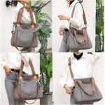 Bolsa Feminina Lona Vintage Bolsa De Ombro Casual Uso Diário Bolsa Feminina De Ombro Bolsa De Mão Com AjustáVel Alça De Ombro - Imagem 2