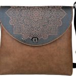 Bolsa Feminina Transversal Média Café Magicc Bolsas B-230