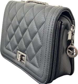 Bolsa Feminina Transversal|Alça Corrente|Matelassê|Luxo|Pequena|Tiracolo|Festa|Casamento|Clutch|Lateral|Elegante|Couro Ecológico|Ombro|Shoulder|Casual|Social