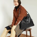 Bolsa Grande Feminina Transversal Moderna Luxo E Carteira