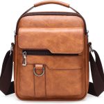 Bolsa Ombro Maculina Couro Pu Transversal Elegante