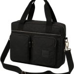 Bolsa Preta Lateral e Ombro Feminina Meninas Multifuncional Nylon Lisa