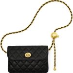 Bolsa com Cinto e Corrente 2 em 1 – Mini Crossbody Feminina em Couro Vegano com Alça Ajustável e Estilo Fashion Noite & Dia