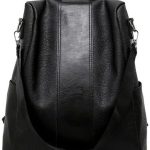 Bolsa de ombro casual feminina prática bolsa de viagem preta