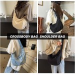 Bolsa transversal para mulheres, bolsa de ombro crescente de nylon Hobo, bolsa casual, bolsa de bolinhos - Imagem 2