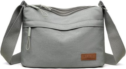 Bolsas transversais para mulheres, bolsa de ombro pequena, de nylon, leve, casual, simples, adequada para o trabalho, viagens diárias