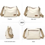 Bolsas transversais para mulheres, bolsa de ombro pequena, de nylon, leve, casual, simples, adequada para o trabalho, viagens diárias - Imagem 2