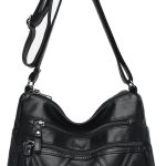 Bolsas transversais para mulheres, bolsas femininas de couro sintético macio bolsa de ombro bolsa feminina