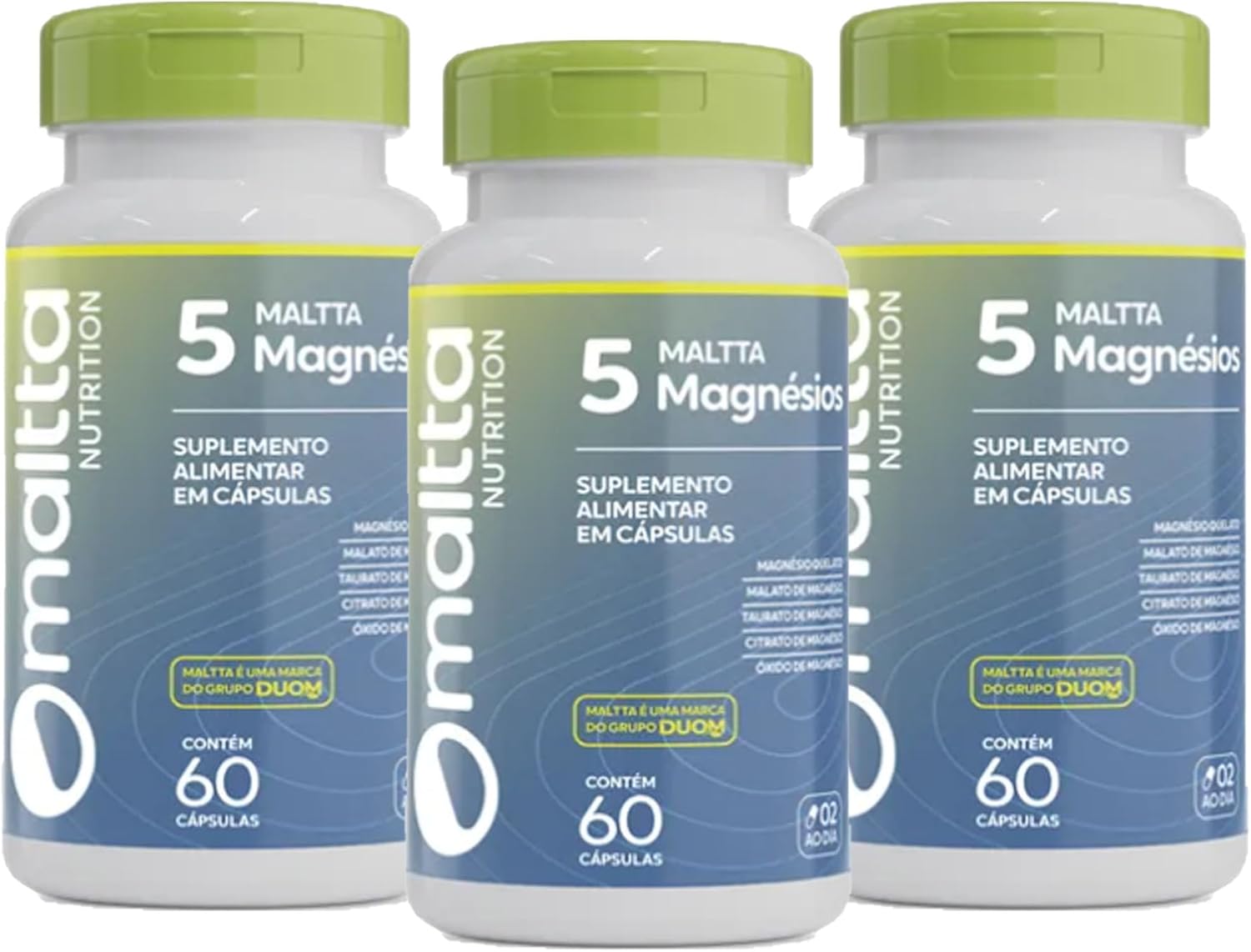 COMBO-3-DUOM-5-MAGNESIOS-QUELATO-MALATO-TAURATO-CITRATO-OXIDO.jpg COMBO 3 DUOM 5 MAGNÉSIOS QUELATO MALATO TAURATO CITRATO ÓXIDO 60 CÁPSULAS CADA TOTAL 180 CÁPS